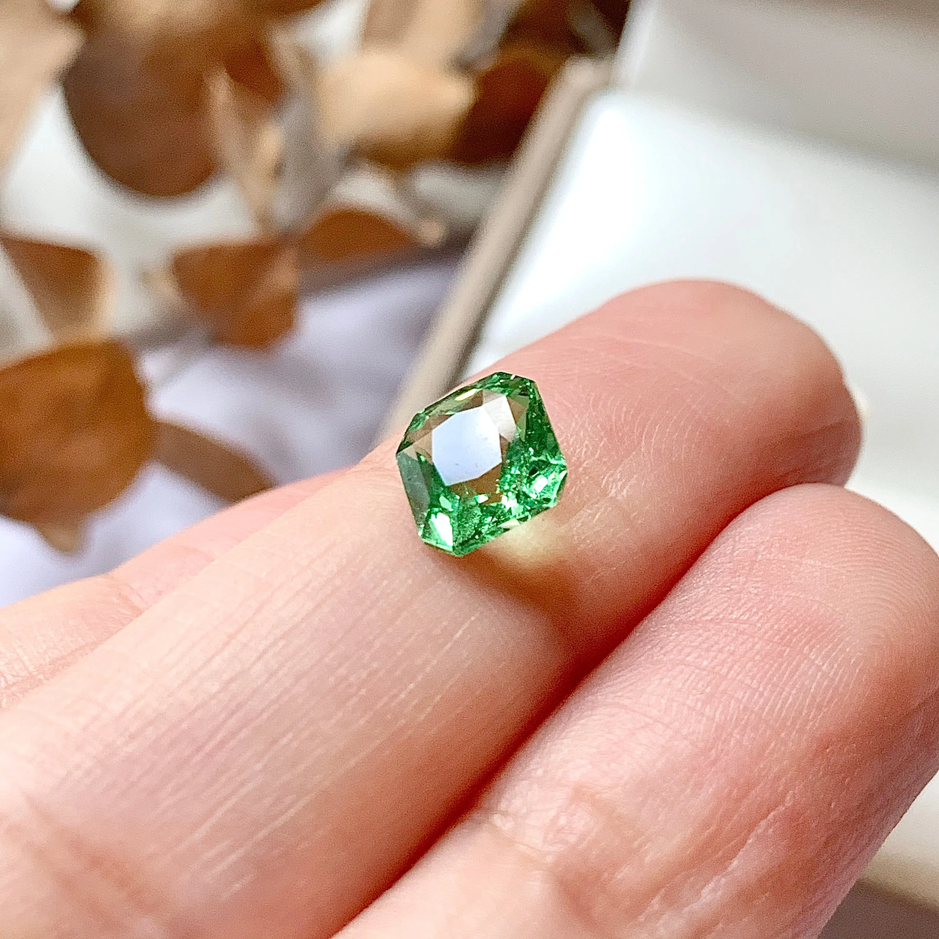 1.55ct Emerald Natural Tsavorite Garnet No.12022