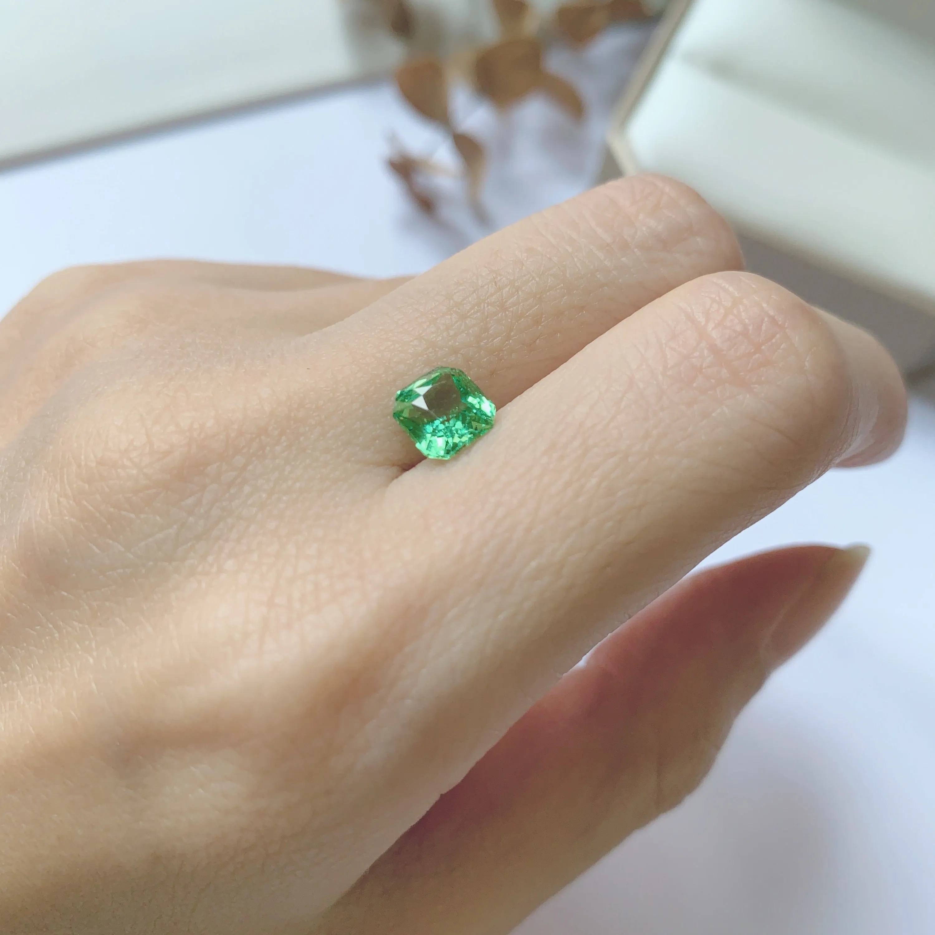 1.55ct Emerald Natural Tsavorite Garnet No.12022