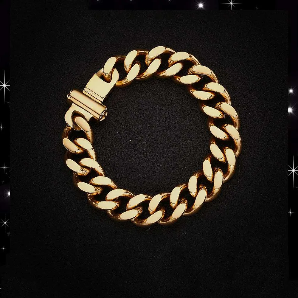 15mm Cuban Bracelet