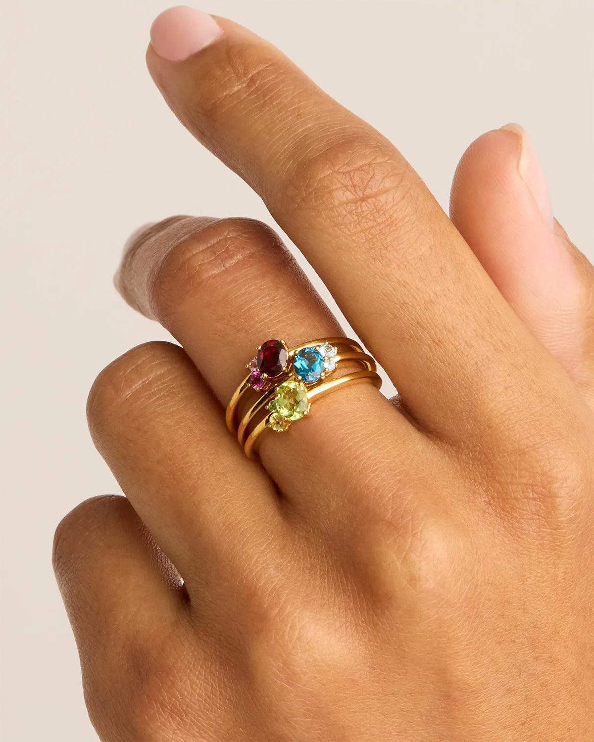 18k Gold Vermeil Kindred Birthstone Ring - January