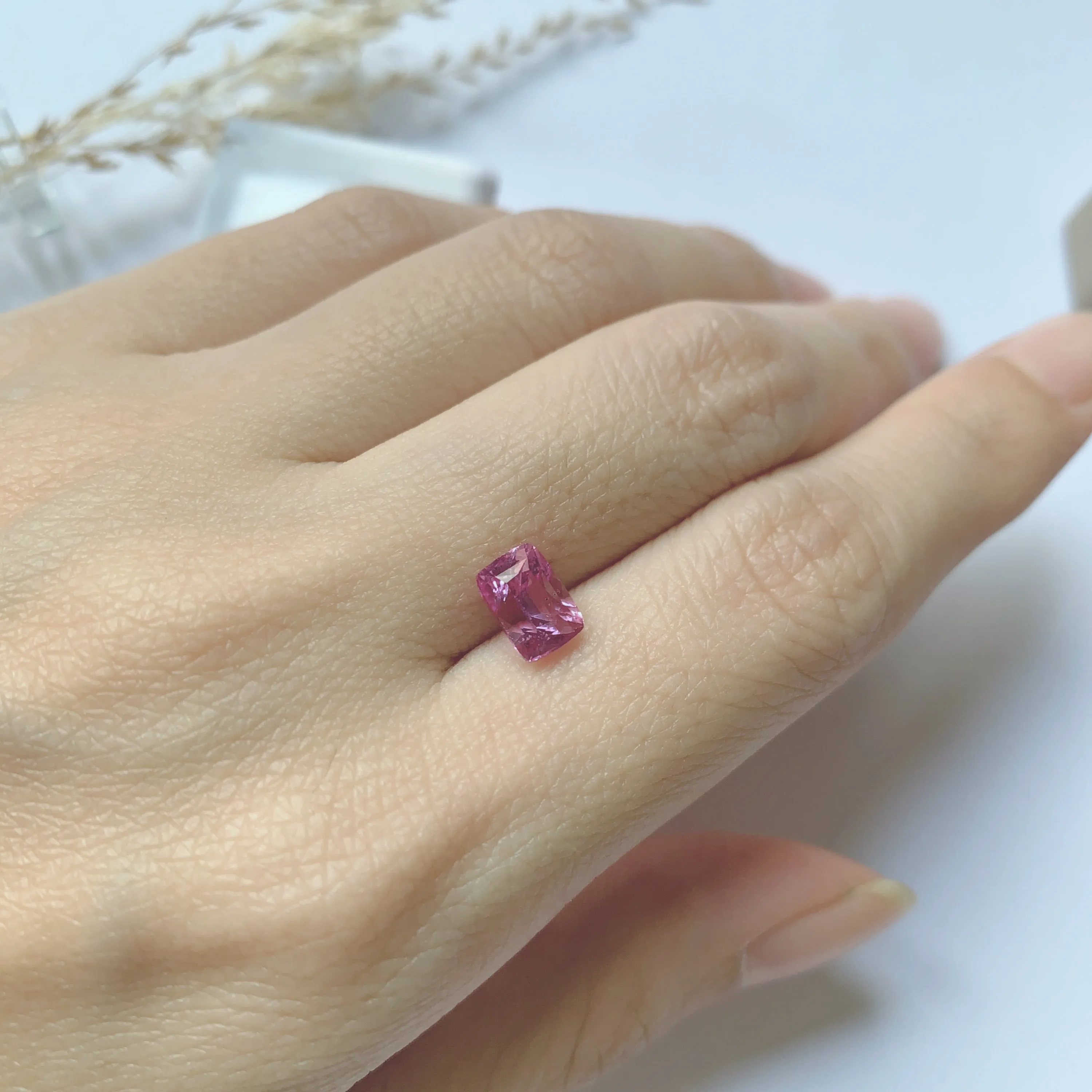 2.08ct Cushion Natural Pink Sapphire No.12008