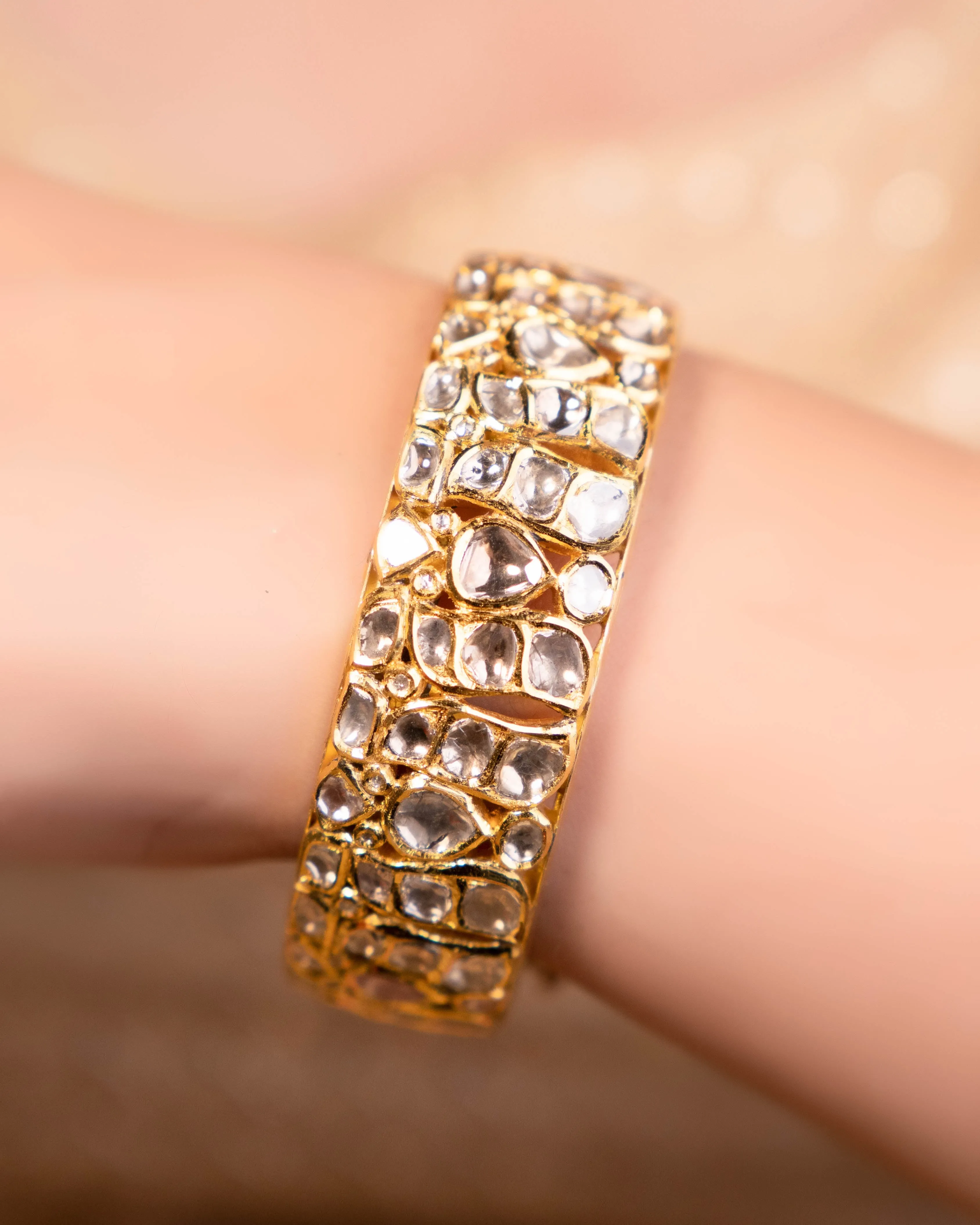 Aarvi Jadau Polki Bangle