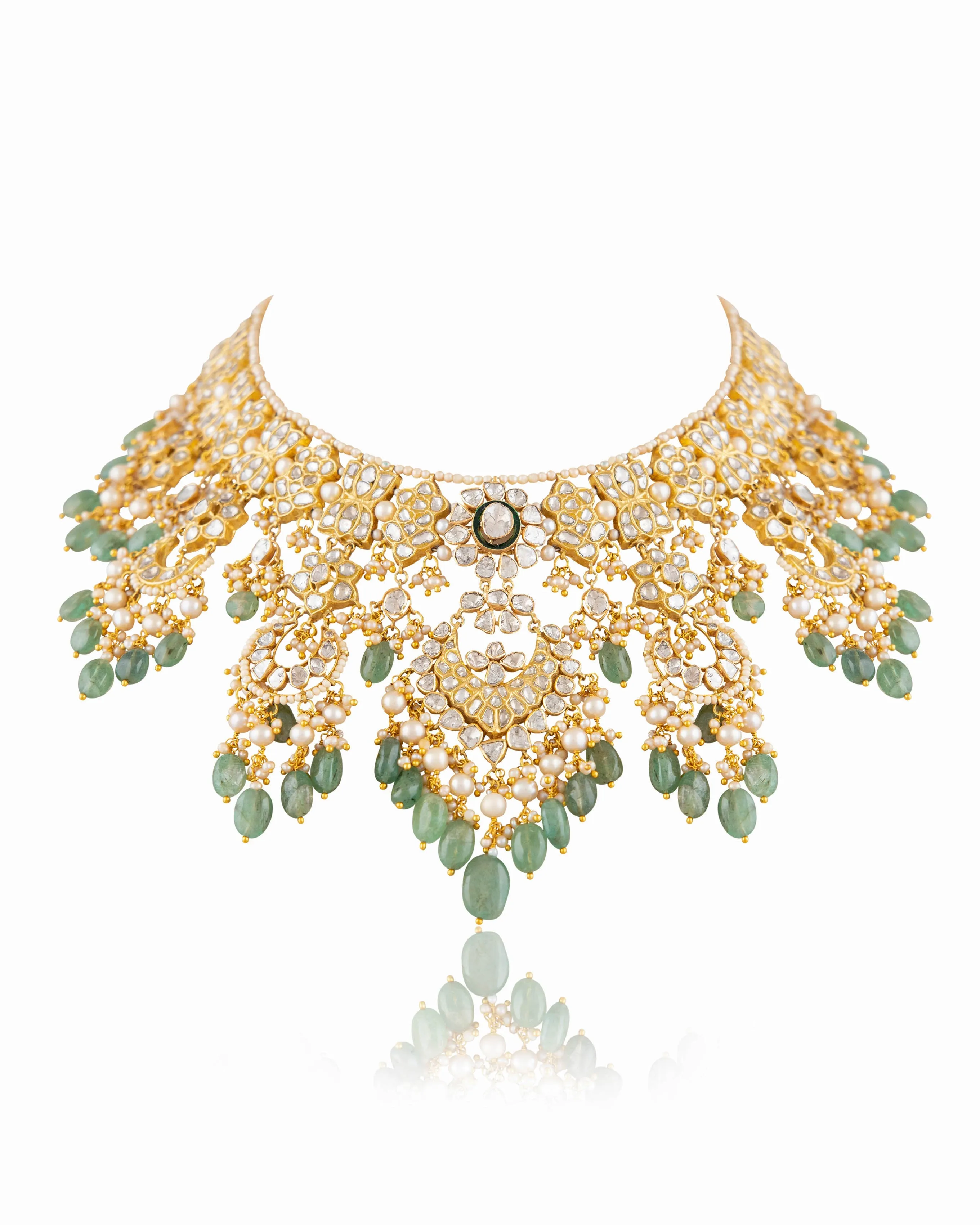 Alina Polki And Diamond Necklace