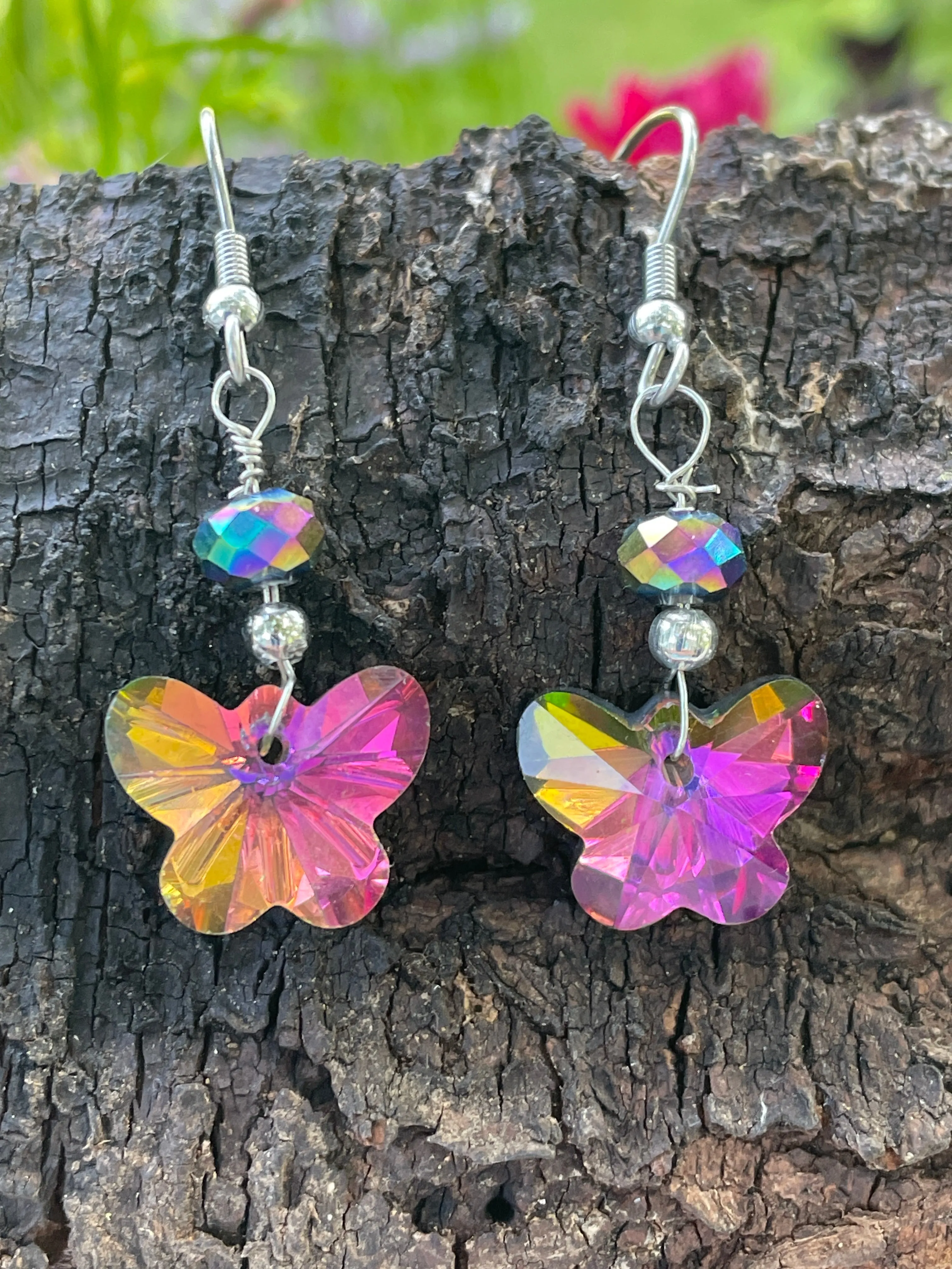 Butterfly Crystal Earrings
