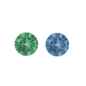 Colour Change Light Green / Light Blue #45 (Lab Grown) - ROUND