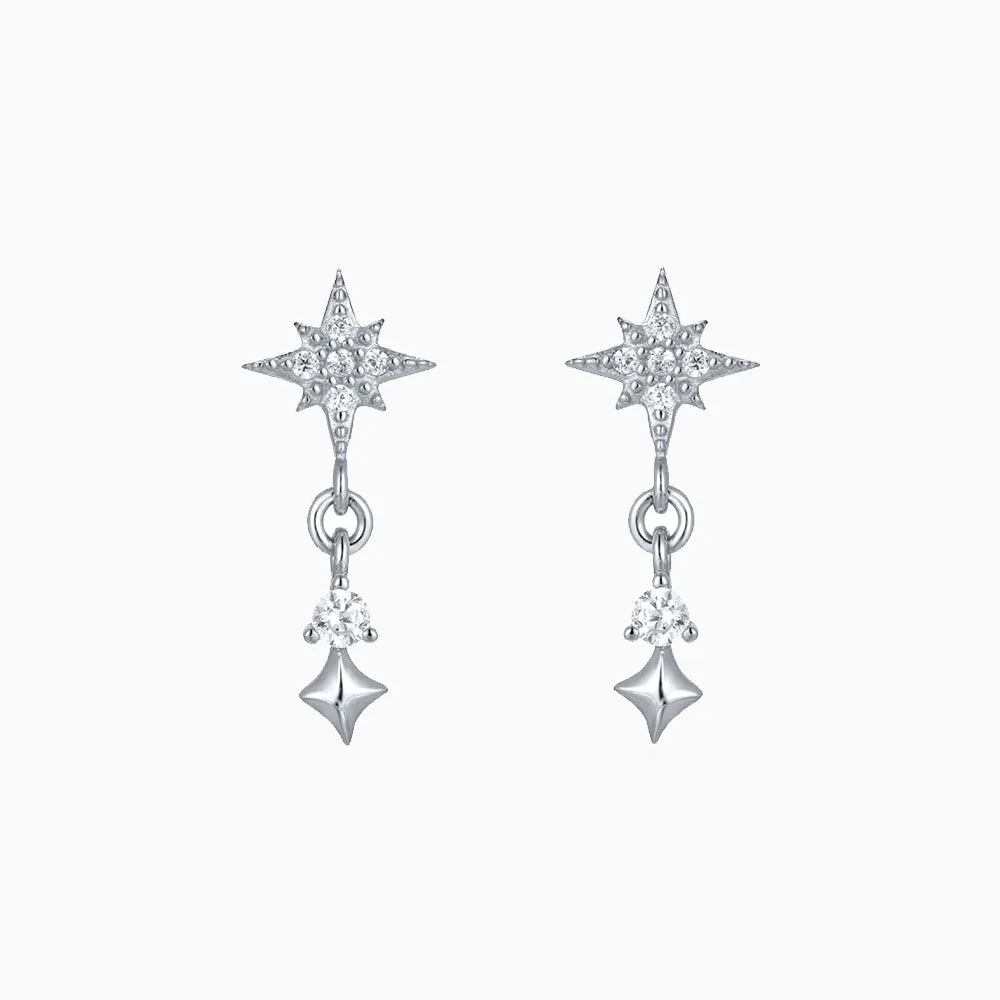 Dazzling Star Drop Earrings