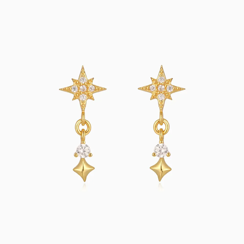 Dazzling Star Drop Earrings