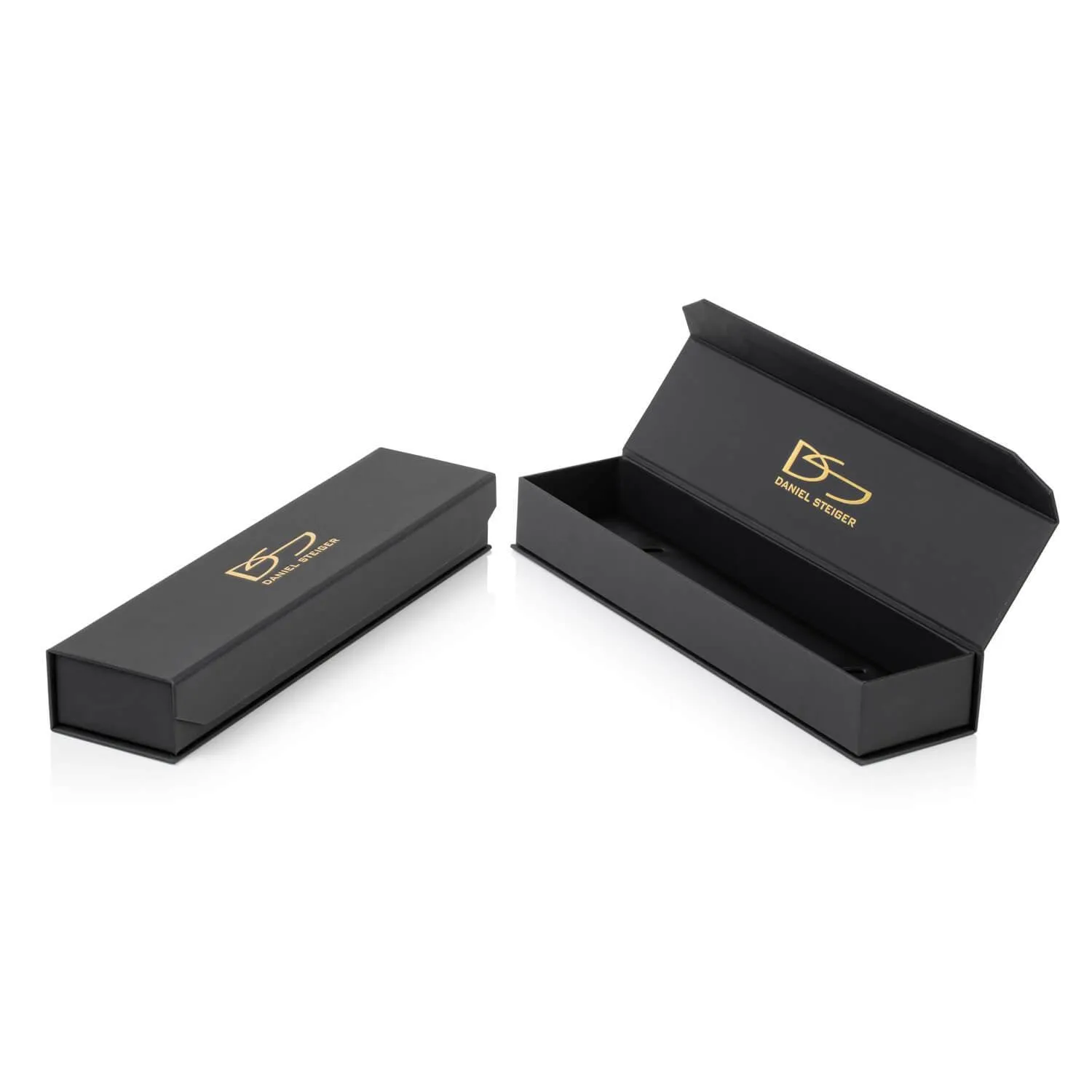 Double Curb Gold Edged Bracelet