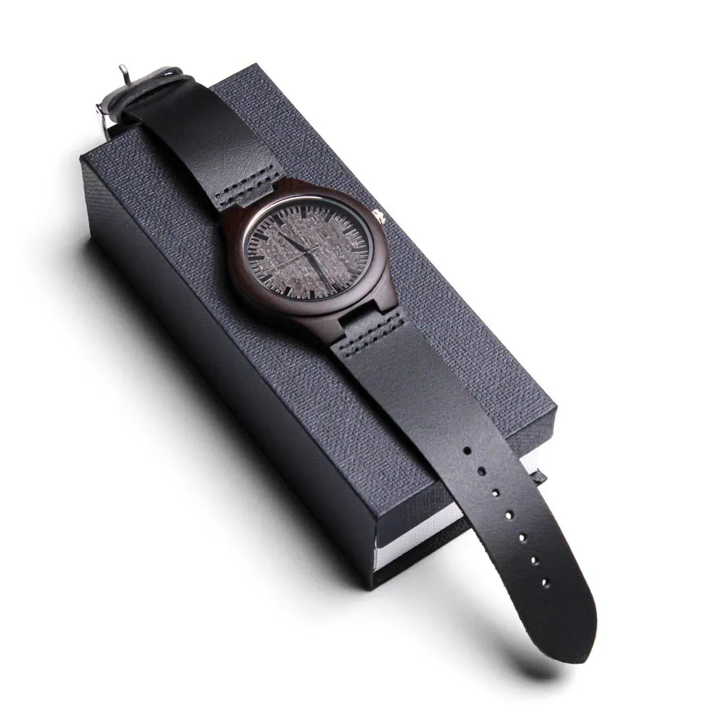 Father of the Bride Gift from Daughter, Thank You For Walking By My Side, Engraved Wooden Watch