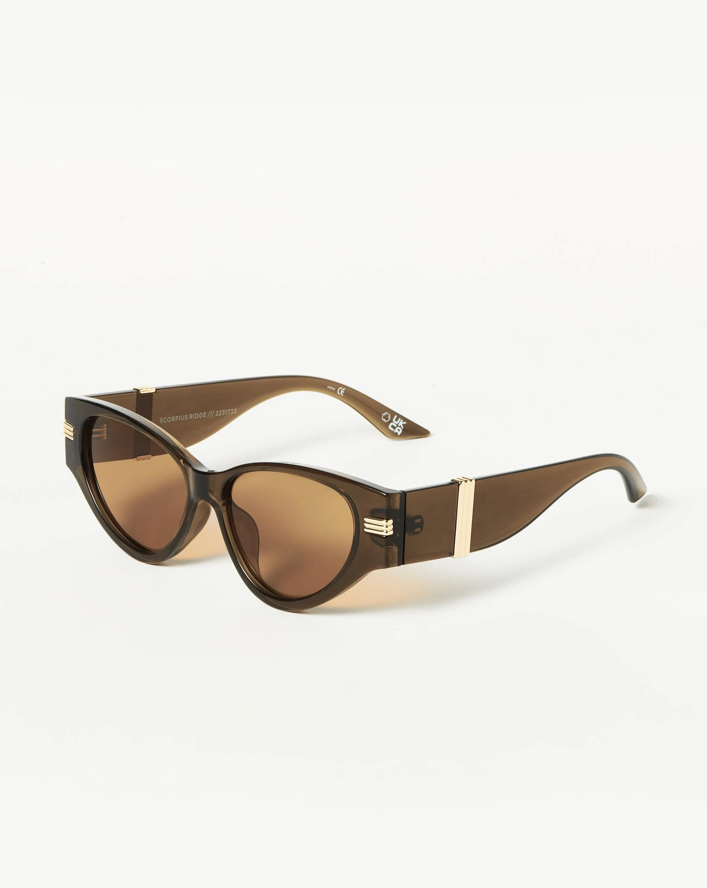 Le Specs Scorpius Ridge Cat-Eye Sunglasses | Olive