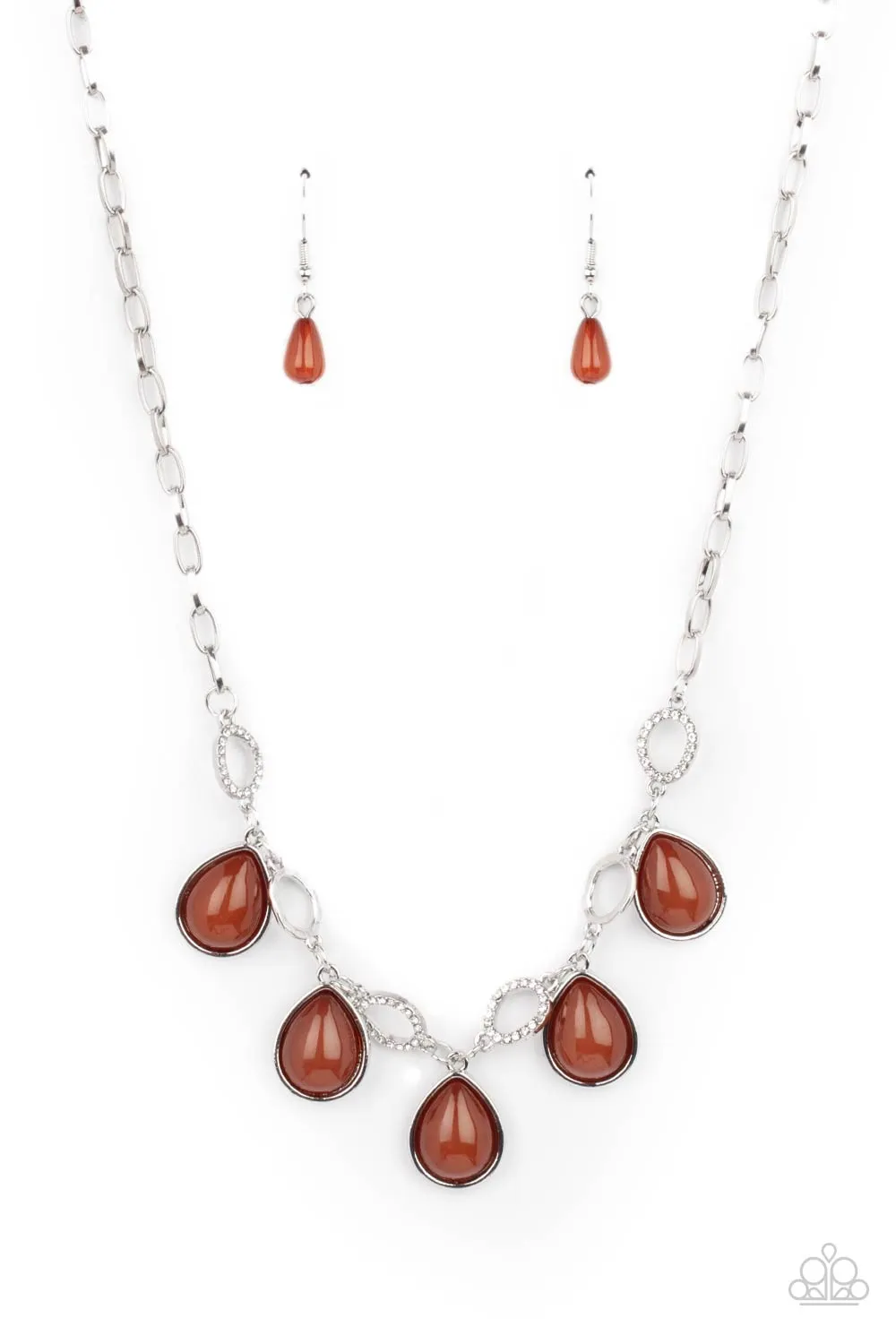 Majestically Mystic - Brown Paparazzi Necklace