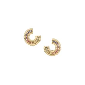 Revival Midi Studs Rainbow