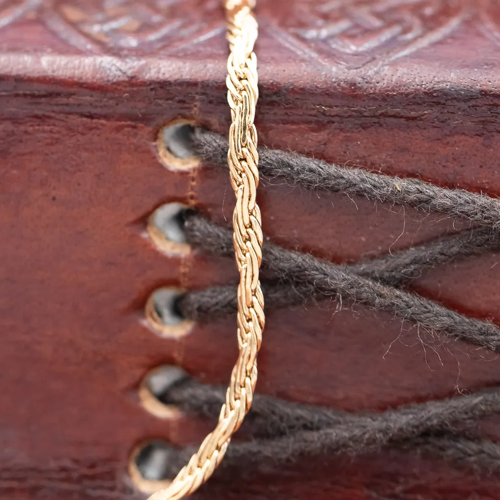 Small Bronze Raven's Skull Pendant