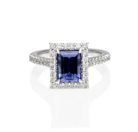Tanzanite & Diamond Ring