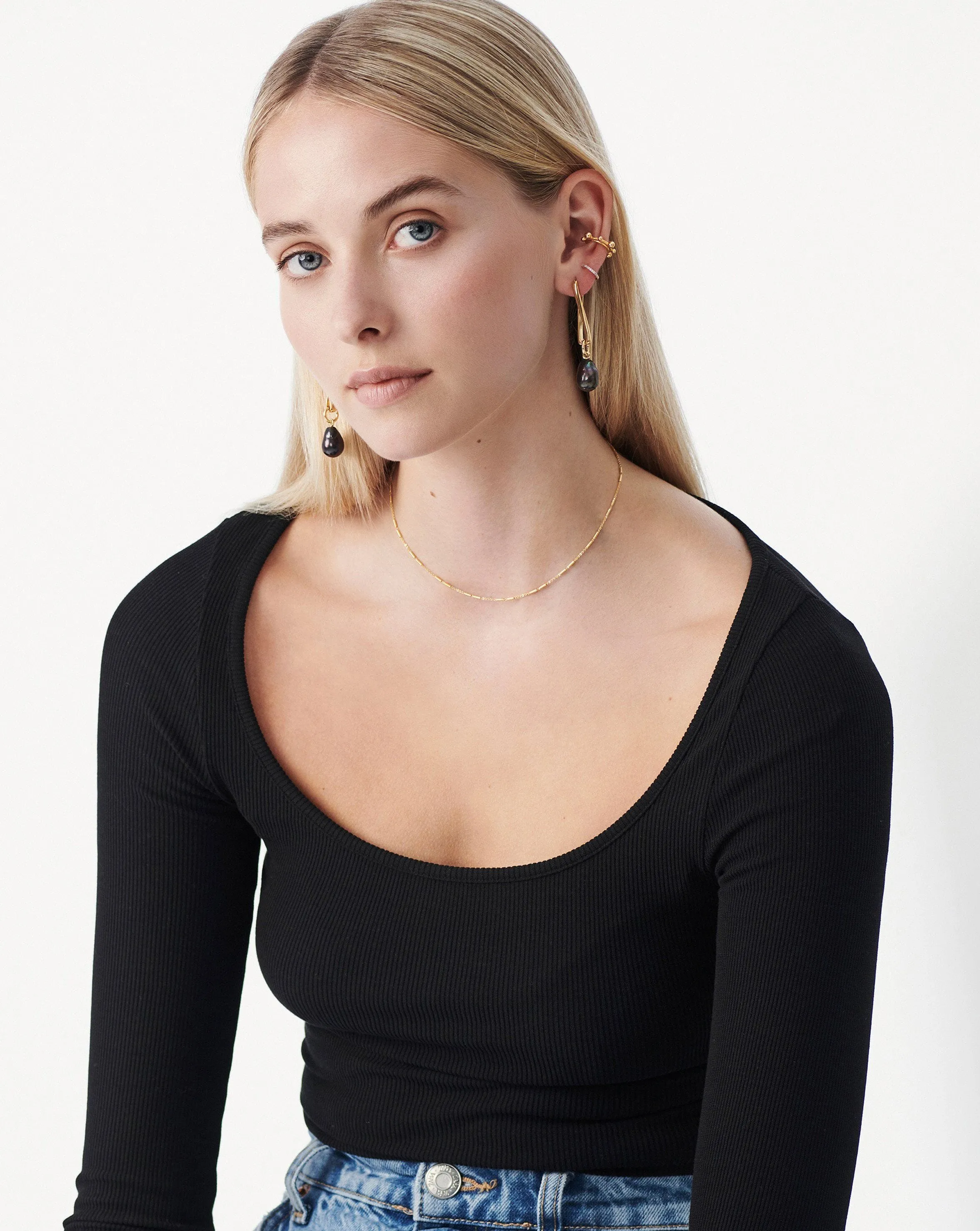Elegant Vervelle Chain Choker Necklace - Adjustable & Stylish Statement Jewelry